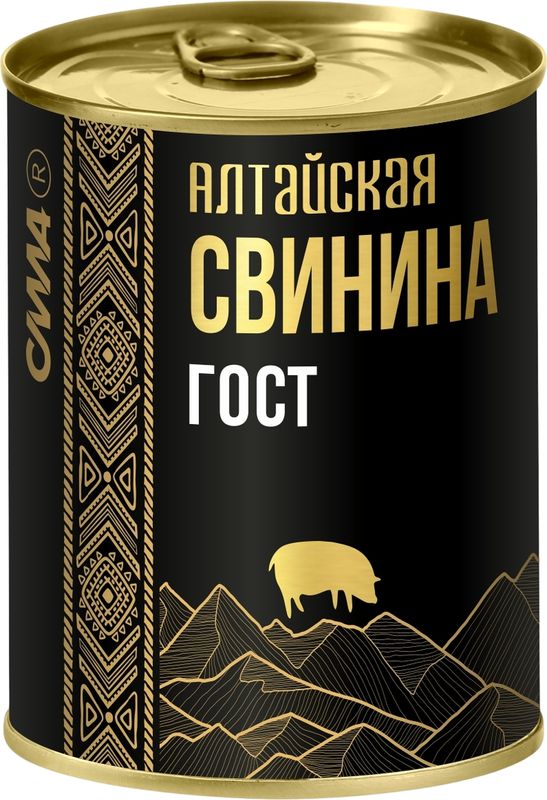 

Свинина Сила Алтайская тушеная 338 г