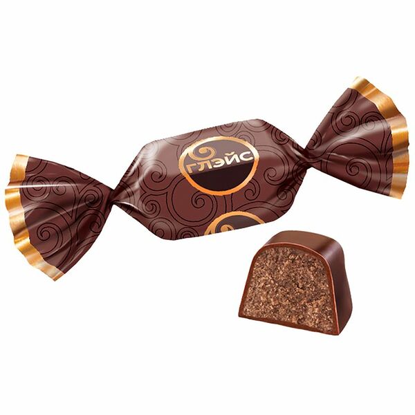 Конфеты Глэйс с шоколадным вкусом, вес