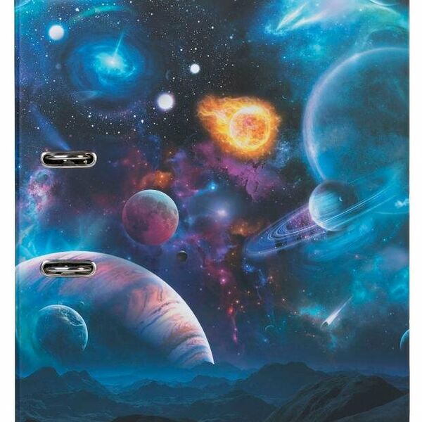 Папка-регистратор Hatber А4 космос, 70 мм