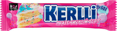 Батончик SOJ Kerlli Праздничный торт (Birthday Cake) злаковый 40 г