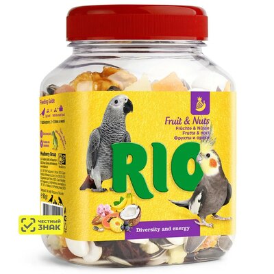 Лакомство для птиц Рио (Rio) Фруктово-ореховая смесь 160 г