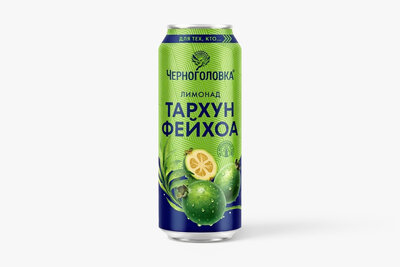 Лимонад Черноголовка Тархун фейхоа 450 мл