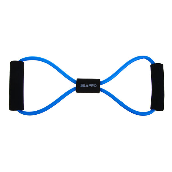 Эспандер Silapro универсальный трубчатый Восьмерка 36 см 12 кг