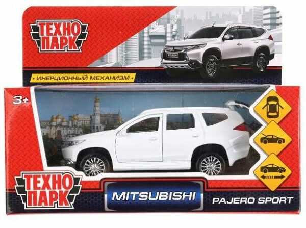 Машина металлическая Технопарк Mitsubishi Pajero Sport, 12 см