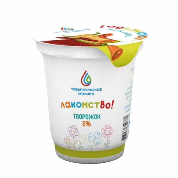 Творожок Чебаркульское молоко Лакомство 5%