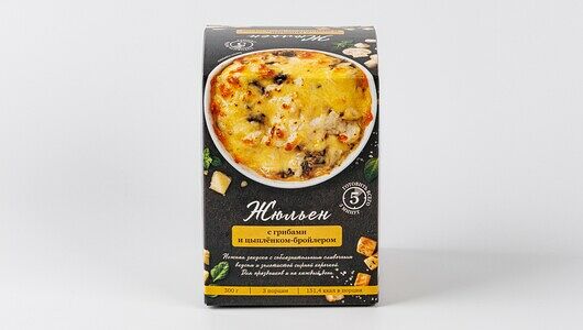 Жюльен с грибами и цыпленком-бройлером, замороженный