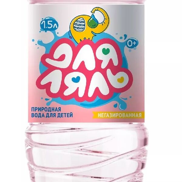 Вода питьевая Для Ляль негазированная детская 1.5 л