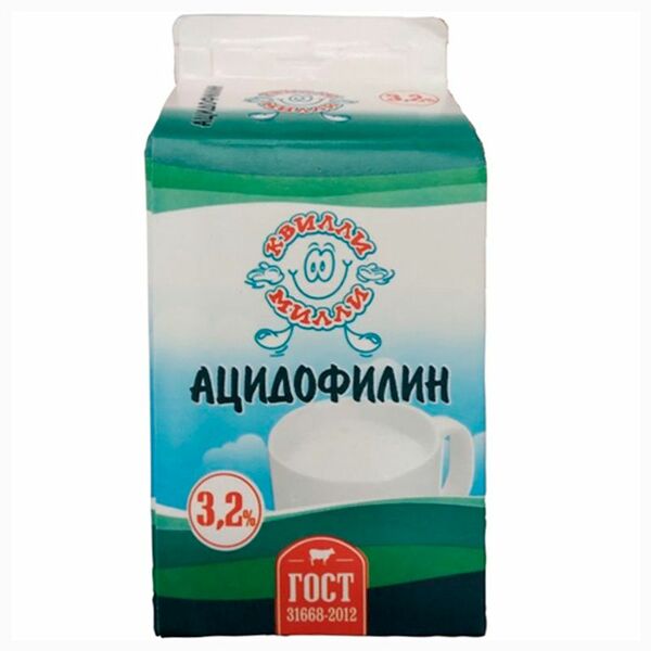 Ацидофилин Квилли-Милли 3.2% 450г