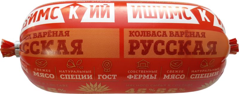 

Колбаса Ишимский мясокомбинат Русская вареная 400 г