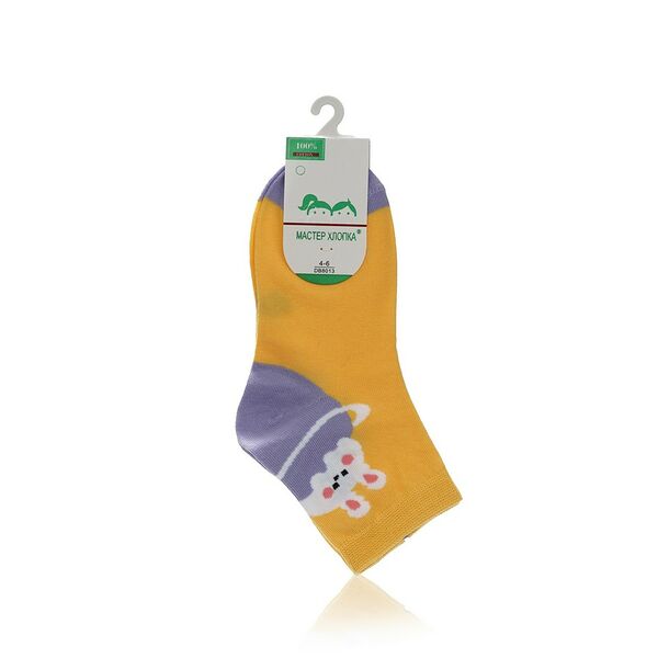 Детские носки Мастер Хлопка Зверюшки р.16-18