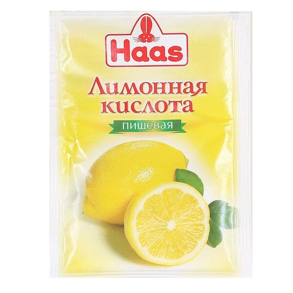 Кислота лимонная Haas пищевая, 10 г