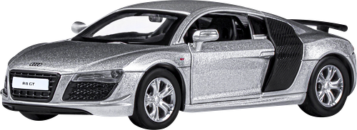 Машинка Автопанорама Audi R8 GT металлическая 1:43 цвет в ассортименте