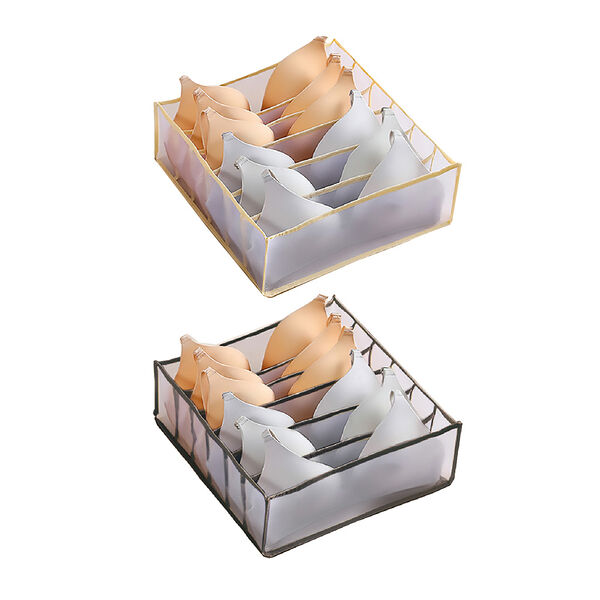 By вуаль  кофр для хранения нижнего белья, 32х32х12см,6 секций, 2 цвета