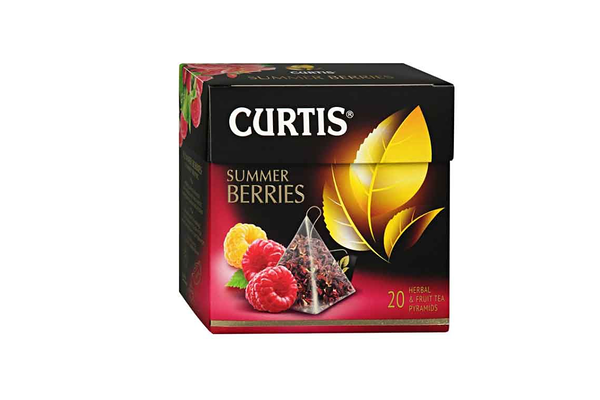 Напиток чайный Curtis Summer Berries фруктовый в пирамидках. 20 шт