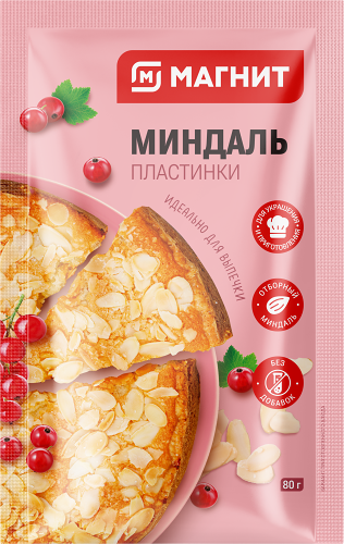 Миндаль Магнит пластины очищенный