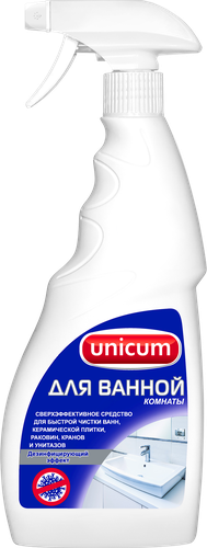 

Спрей Unicum для чистки ванной комнаты 500 мл