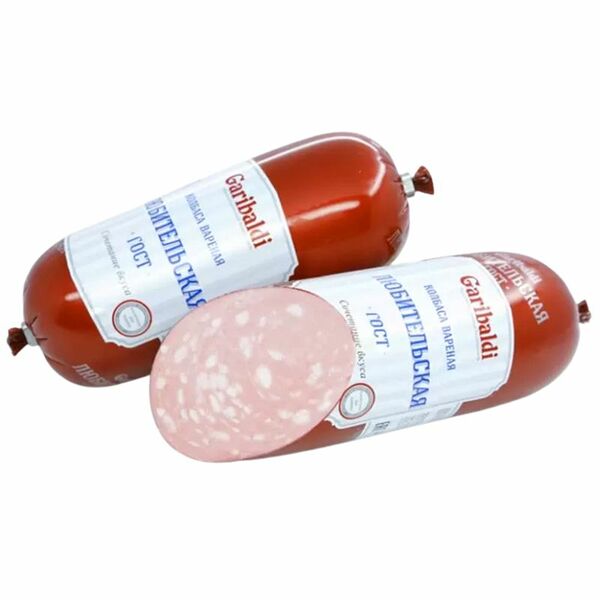 Колбаса Гарибальди Любительская вареная категории А, 500г