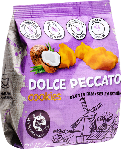 

Печенье безглютеновое Чудесница Dolce peccato 120 г