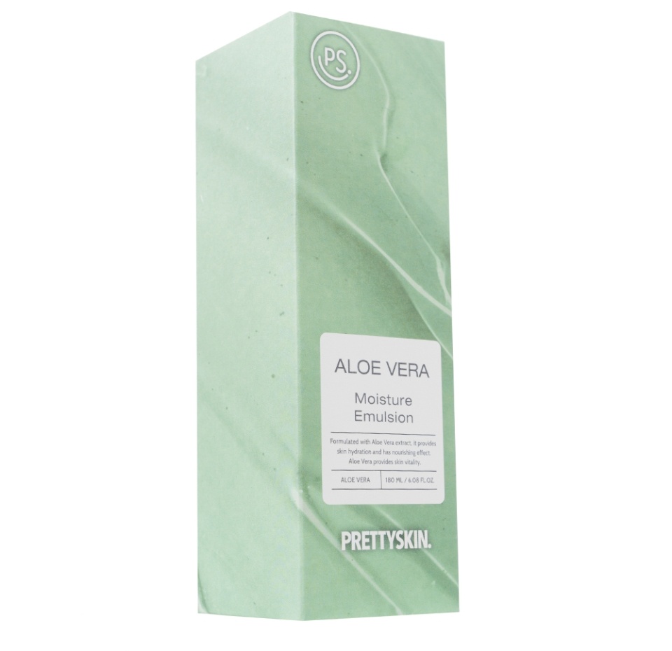 

Эмульсия для лица Prettyskin Aloe Vera с алоэ вера для нормальной и склонной к сухости кожи, 180 мл