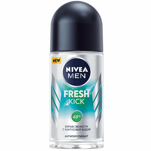 Антиперспирант Nivea Man Fresh Kick ролик, 50мл