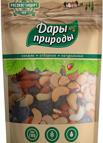 Коктейль Дары природы Орехи и изюм 150г