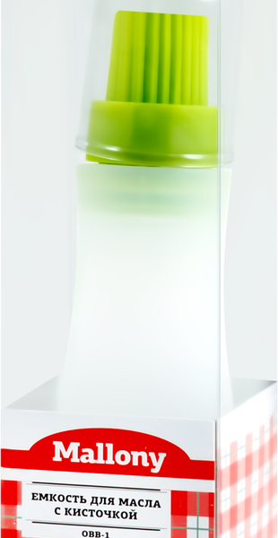 Емкость для масла с кисточкой MALLONY OBB-1 4х13 см.