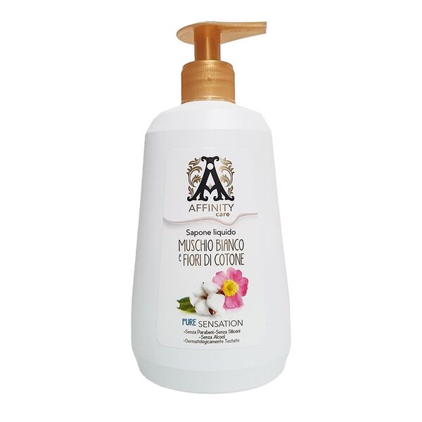 Мыло жидкое «Белый мускус и цветы хлопка», Affinity, 500 мл, Италия