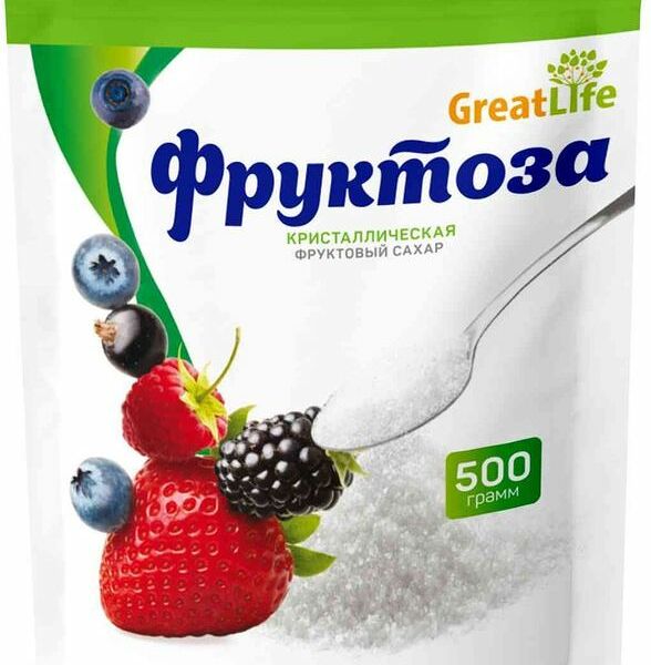 Фруктоза Great Life кристаллическая 500г