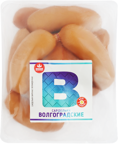 Сардельки ВМК Волгоградские н/о газ вес до 1.2кг