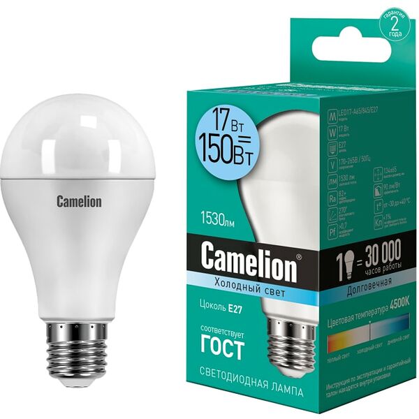 Лампа светодиодная Camelion E27 17Вт