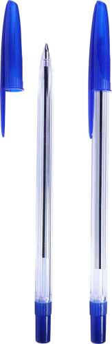 

Ручка Шариковая 0.7 синяя, 800, корпус прозрачный
