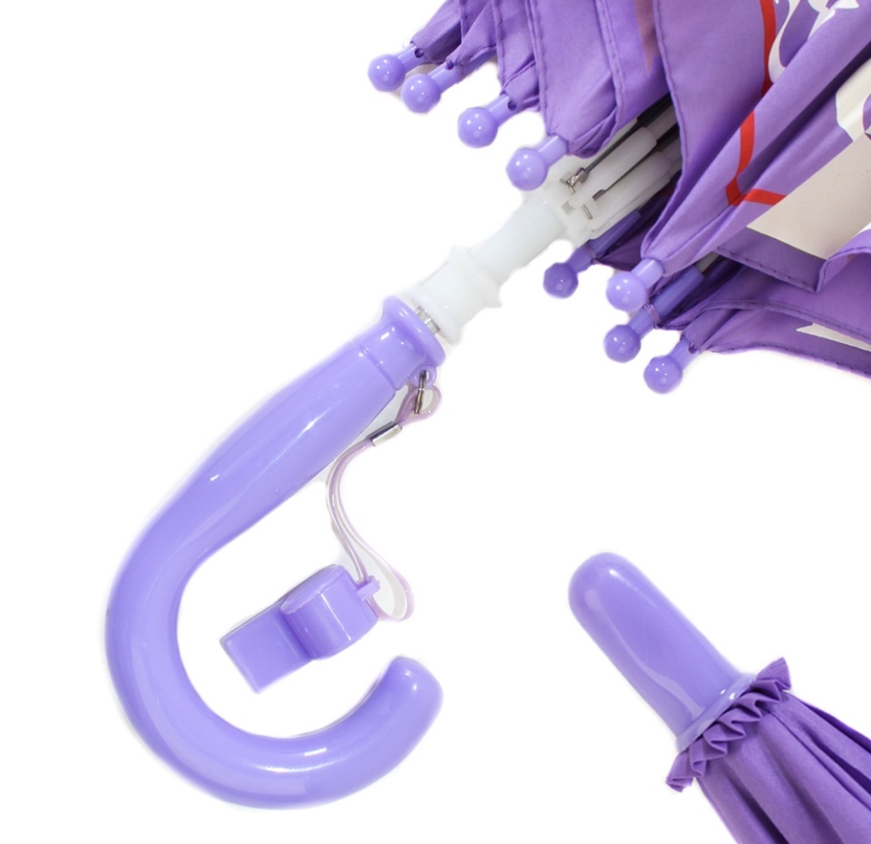 

Зонт механический Flioraj Воздушные феи детский с проявляющимся рисунком трость сиреневый 1 шт.