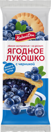 

Кекс Хлебный дом Ягодное Лукошко с черникой 70 г х 2 шт