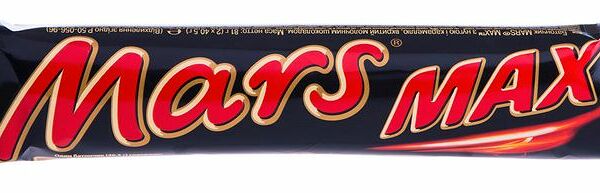 Батончик шоколадный Mars Max с нугой и карамелью в молочном шоколаде, 81г
