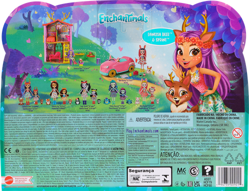 

Набор игровой ENCHANTIMALS Сестрички с питомцами. Данесса и Данетта Оленни