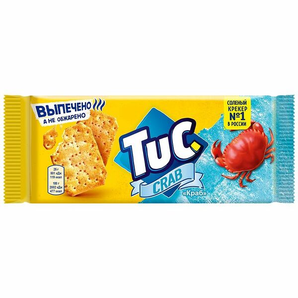 Крекер Tuc со вкусом краба 100г