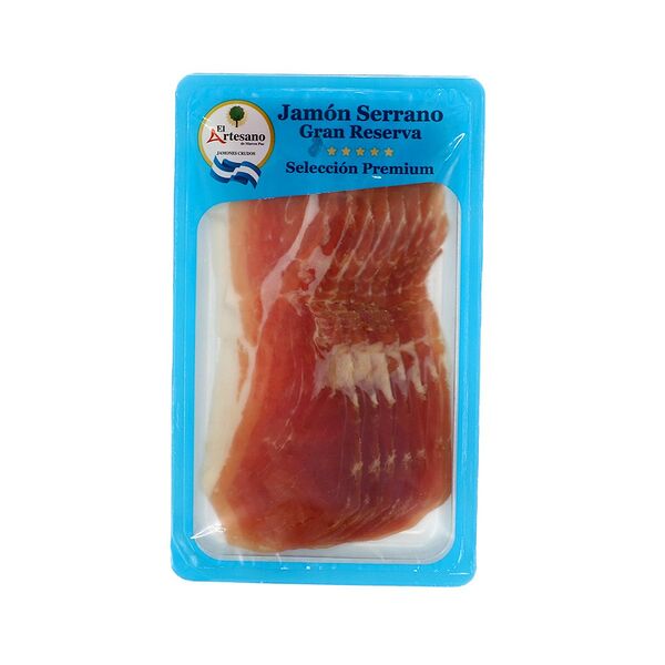 Продукт из свинины Окорок сыровяленый Гран Резерва Хамон Серрано катА El artesano нарезка 70г Эль Парадор