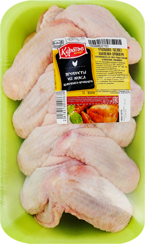 

Крыло цыпленка-бройлера Куратье вес