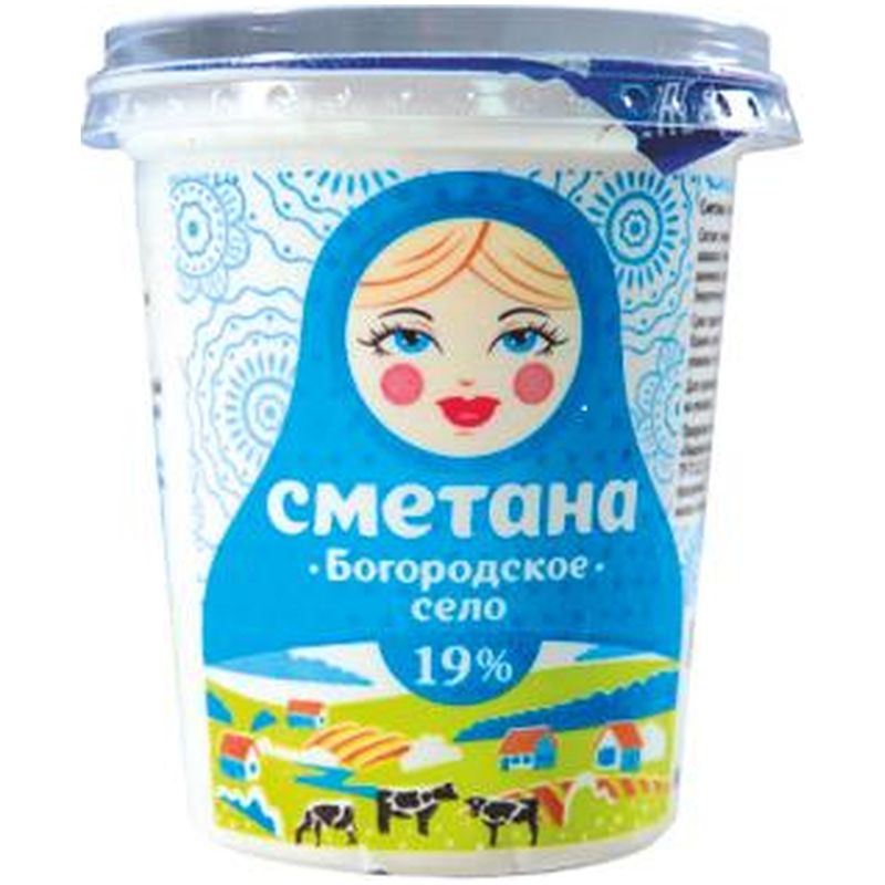 

Сметана Богородское Село 19% 400 г
