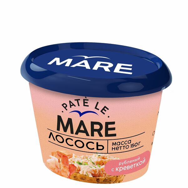 Лосось рубленый с креветкой, Балтийский Берег, 150 г