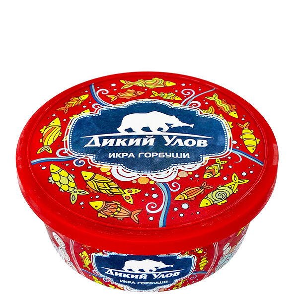 Красная икра лососевая зернистая (Горбуша), без консервантов, Дикий улов, 200 г