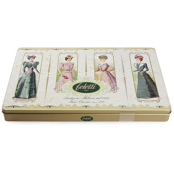 Набор шоколадных конфет Feletti 1882 Latta Dama пралине ассорти 300г, Италия