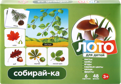 

Игра настольная Десятое королевство Лото детское большое игра в ассортименте 1 шт