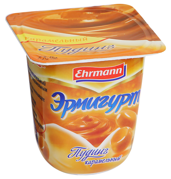 Пудинг Эрмигурт карамельный 3%