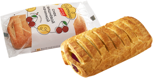 

Слойка Булочкино Снек с вишневой начинкой 100 г