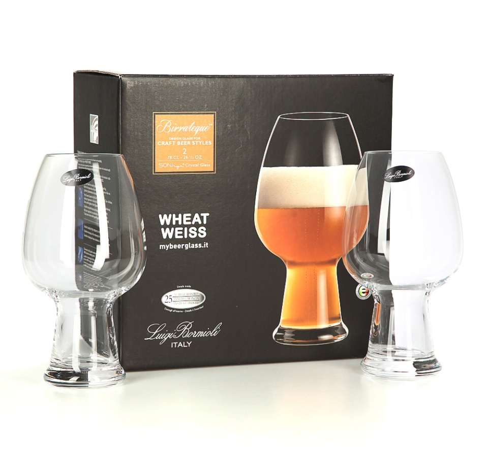 

Набор бокалов для пива Bormioli Luigi Пшеничное 780 мл 2 шт.