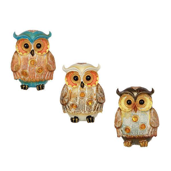 Сувенир совушка 11х10х7 см в ассортименте