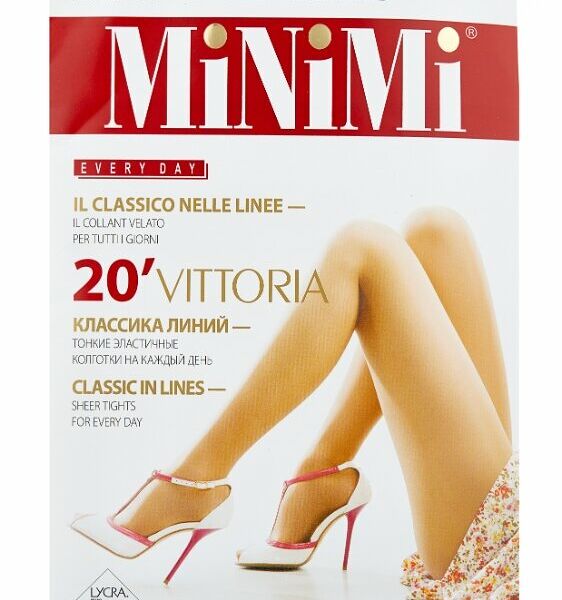 Колготки женские Minimi Vittoria 20 den nero р. 3