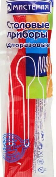 Ложка красная мистерия 12 шт