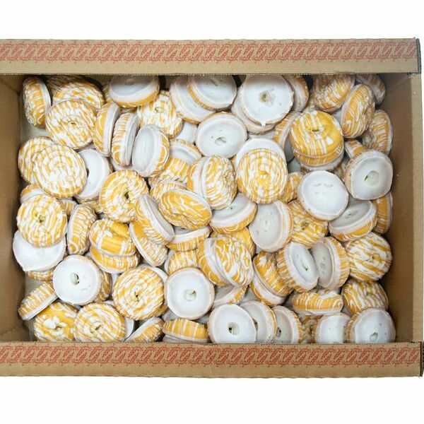 Печенье Ванюшкины Сладости Заварное колечко в белой глазури